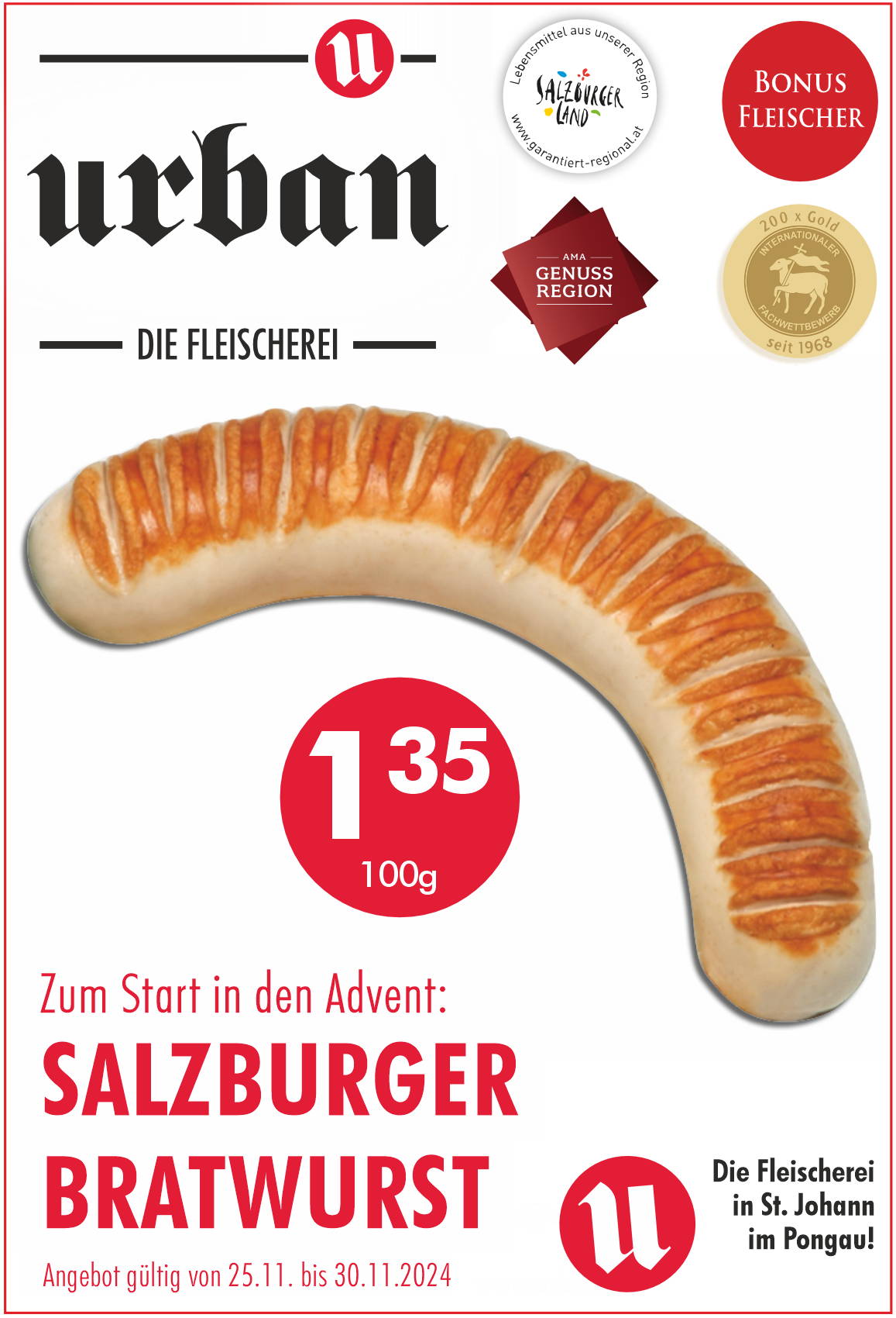 inserat bratwurstsonntag 2024